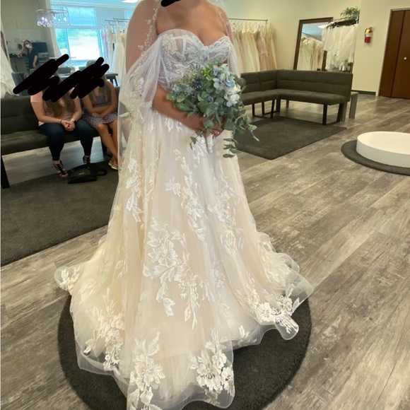 princess/boho style wedding dress - Picture 4 of 4